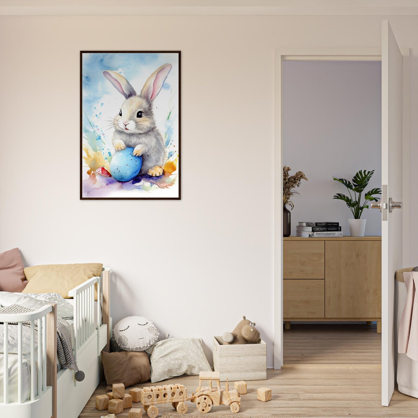 Hab es, Poster mit Holzrahmen - Stiersbeste
