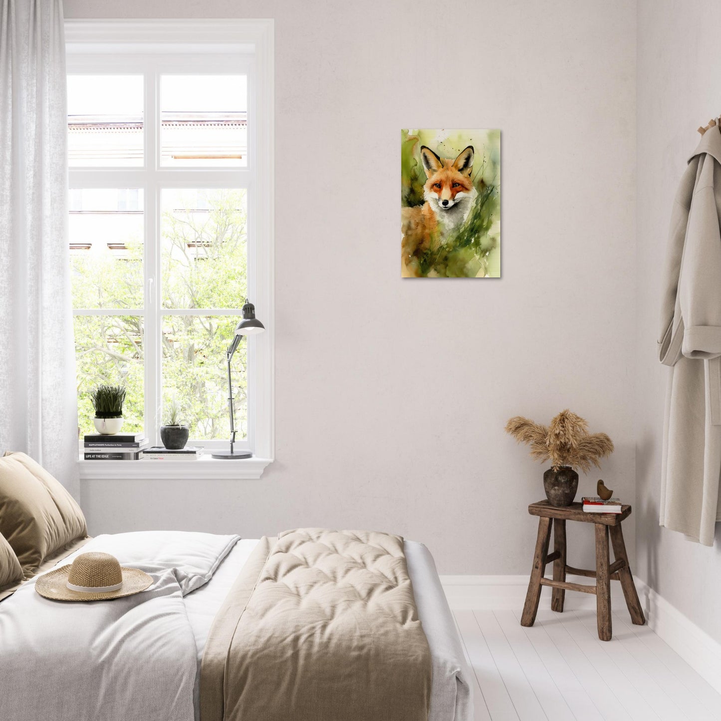 In den Augen des Fuchses, Holzdruck - Stiersbeste