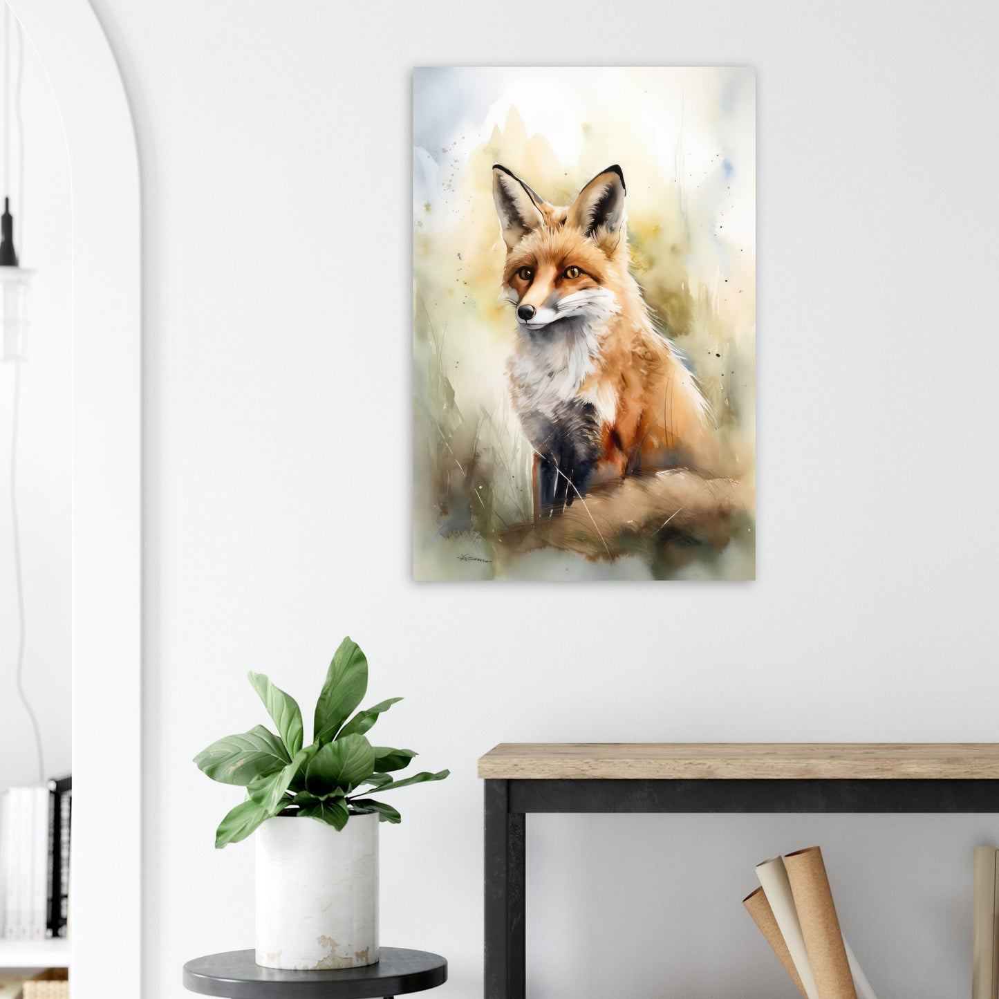 Die Wildnis im Blick, Aluminiumdruck - Stiersbeste
