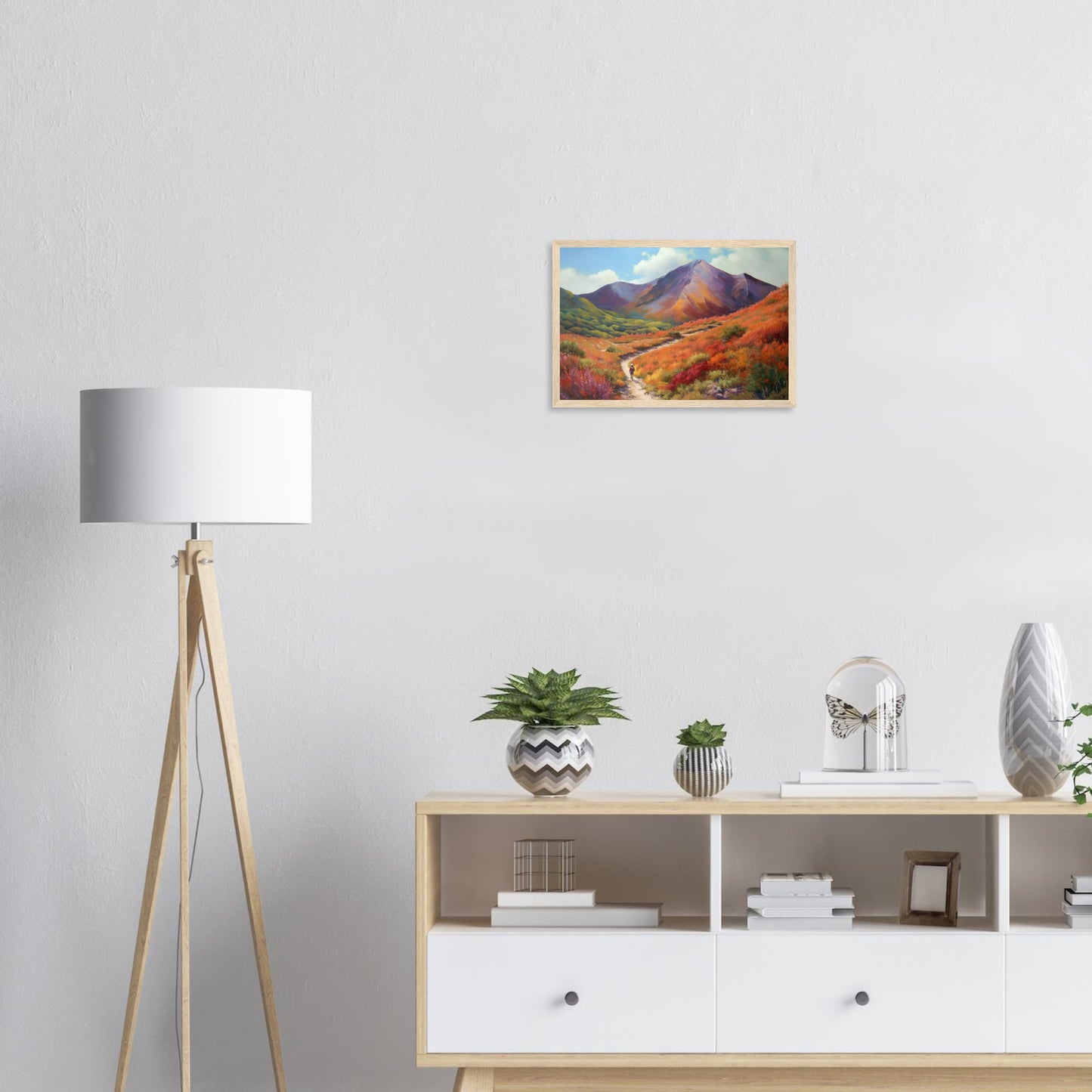 Im Herzen des Ostens, Poster mit Holzrahmen - Stiersbeste