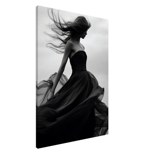 Eleganz im Wind, Leinwanddruck - Stiers Beste