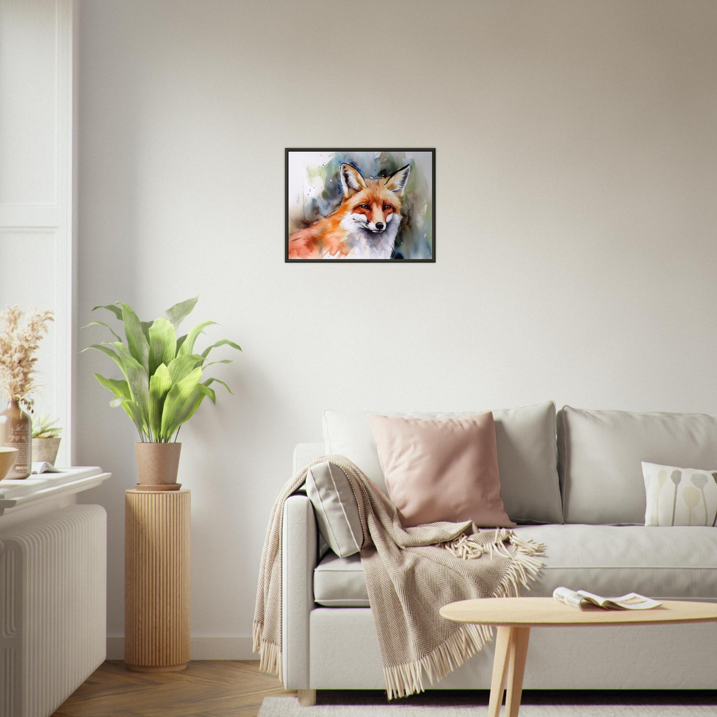 Magie des Fuchsgeistes, Poster mit Alurahmen - Stiersbeste