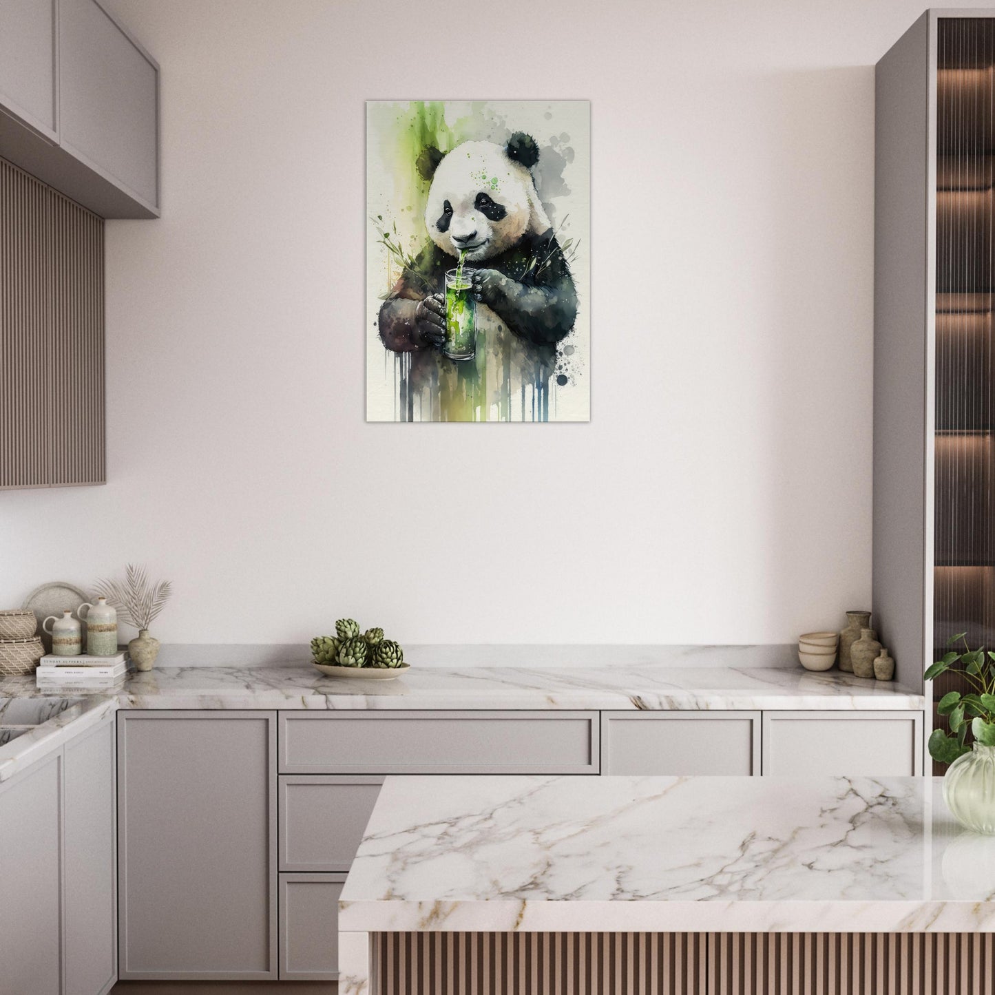 Panda Shake, Leinwanddruck - Stiersbeste