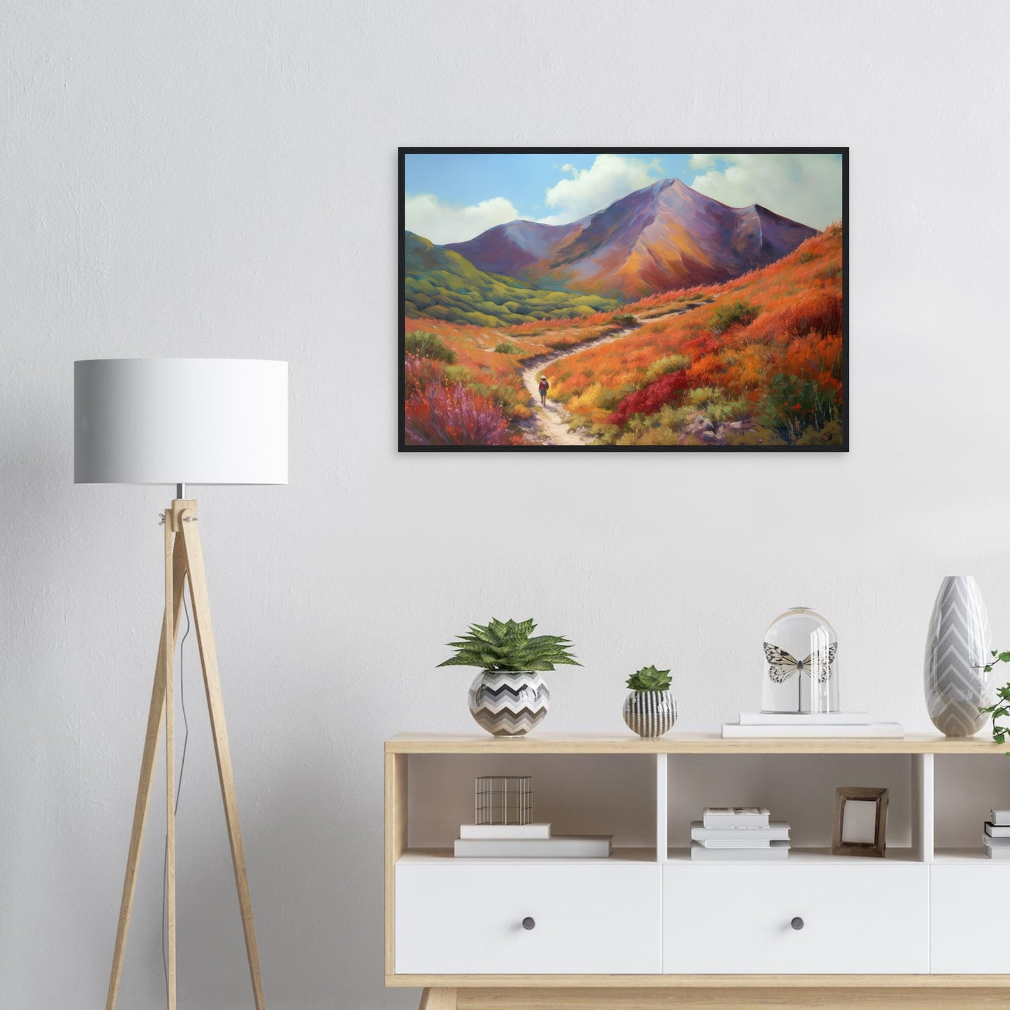 Im Herzen des Ostens, Poster mit Holzrahmen - Stiersbeste