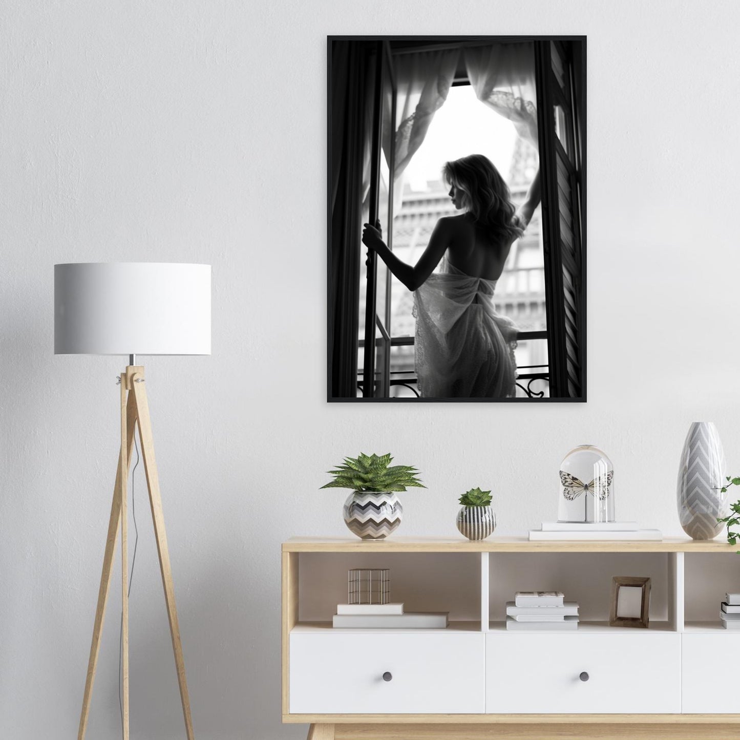 Open Window, Poster mit Holzrahmen - Stiers Beste