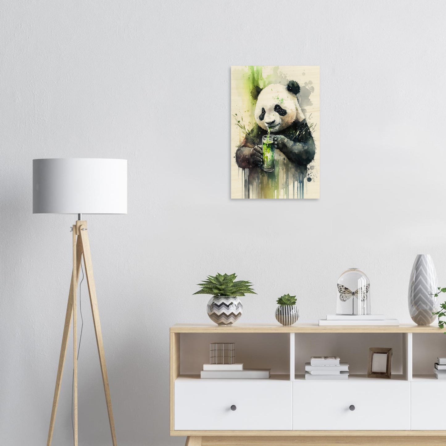 Panda Shake, Holzdruck - Stiersbeste