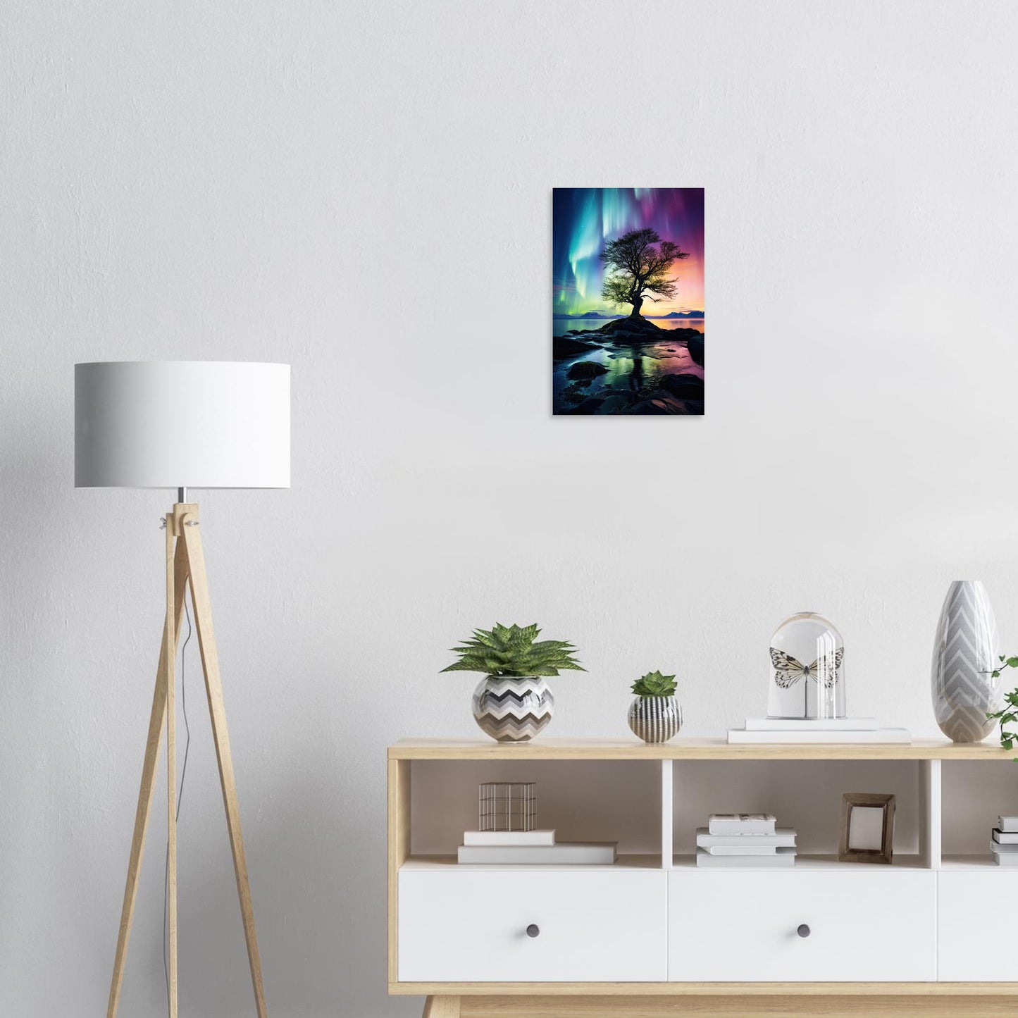Polarlicht Baum, Poster - Stiers Beste
