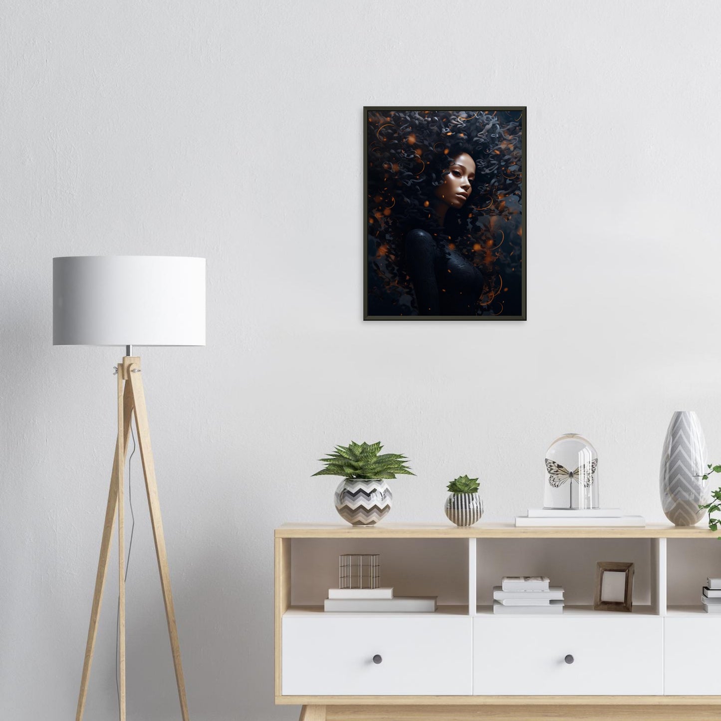 Golden Dark, Poster mit Alurahmen - Stiers Beste