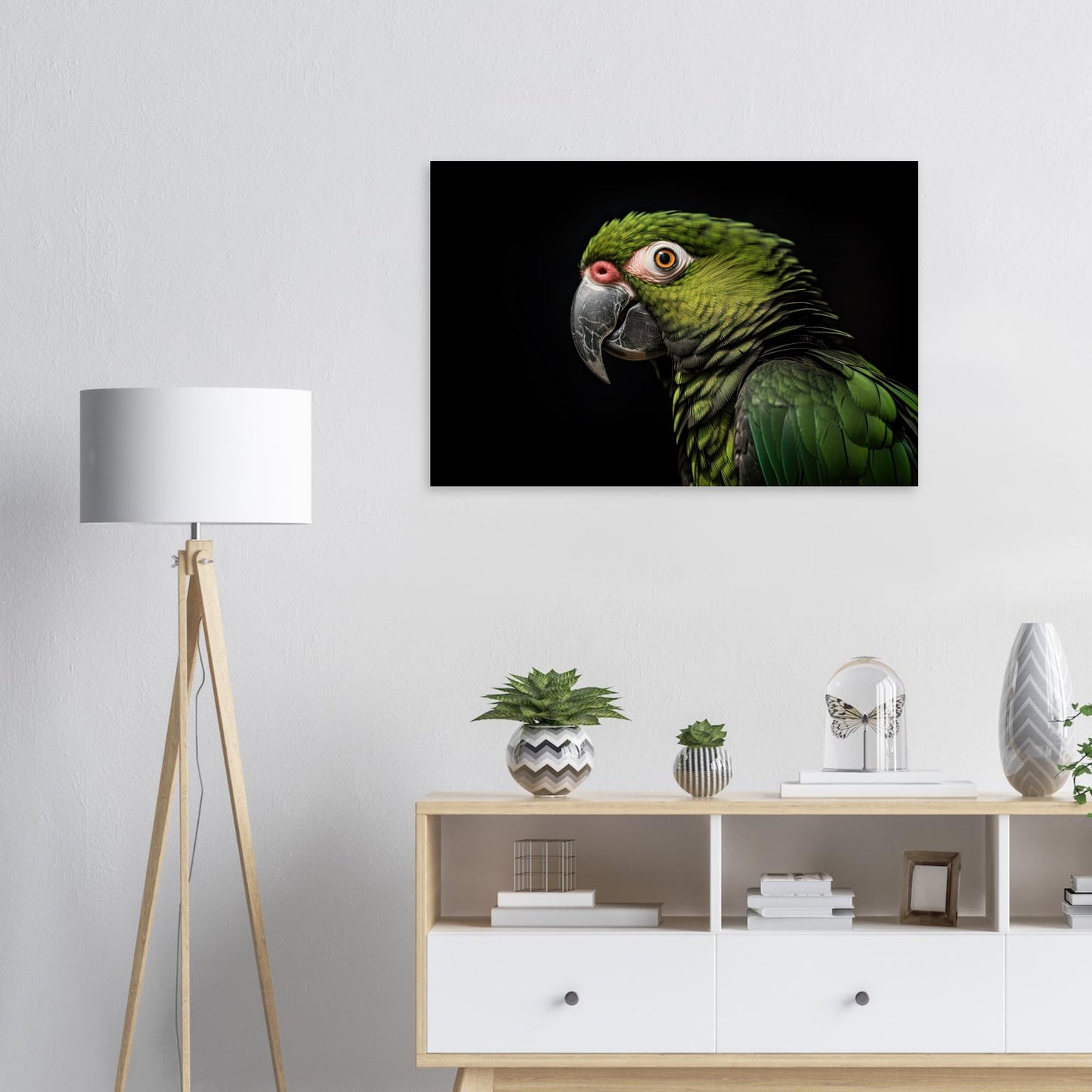 Papagei im Studio, Poster - Stiersbeste