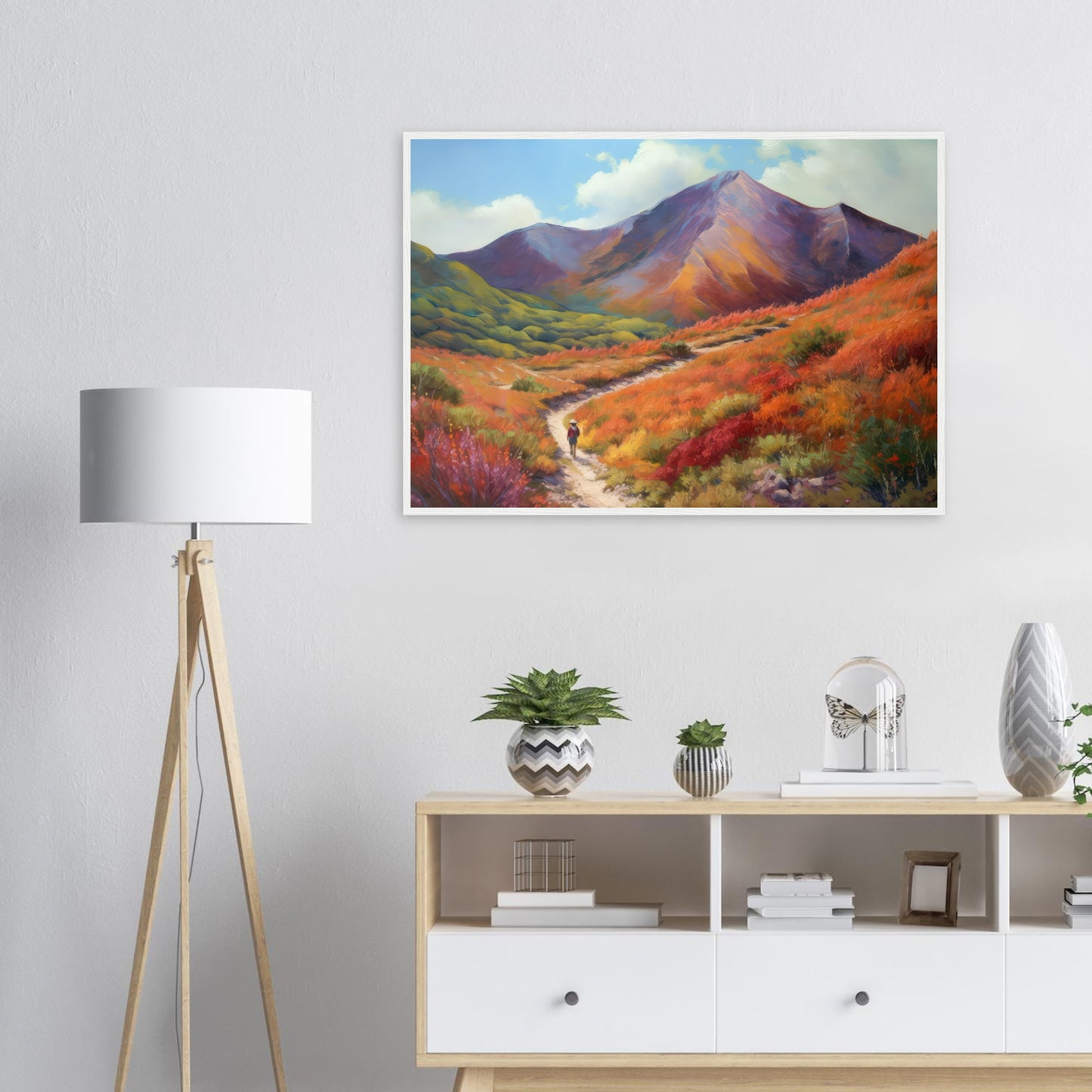 Im Herzen des Ostens, Poster mit Holzrahmen - Stiersbeste