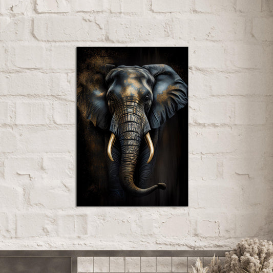 Der glanzvolle Elefant, Leinwanddruck - Stiersbeste