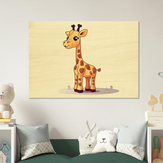 Die Giraffe, Holzdruck - Stiersbeste