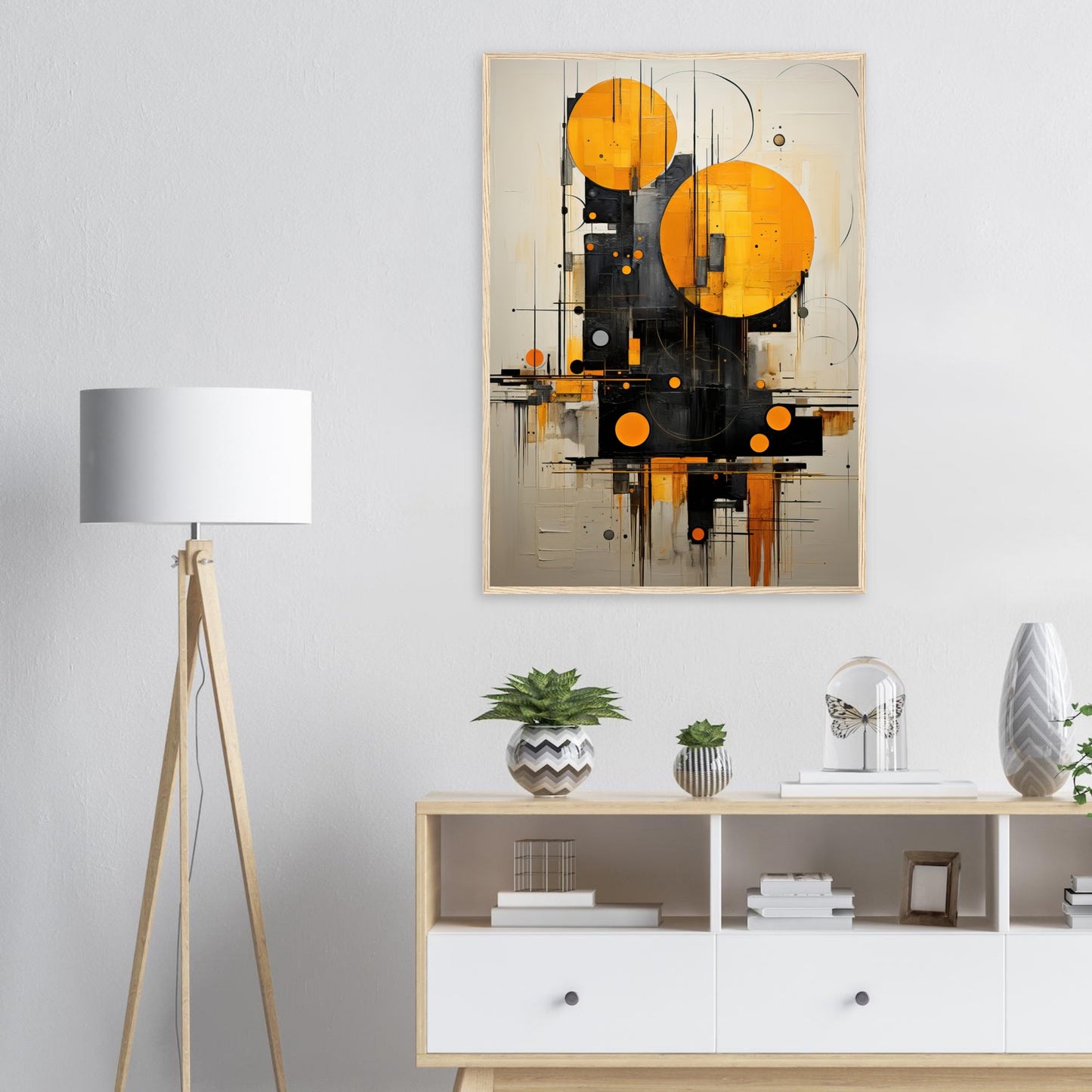 Black Gold, Poster mit Holzrahmen - Stiers Beste