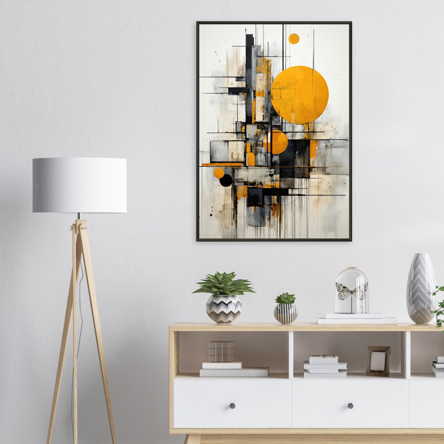 Runder Block, Poster mit Alurahmen - Stiers Beste