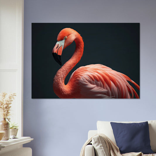 Flamingo in the Studio, Holzdruck - Stiersbeste