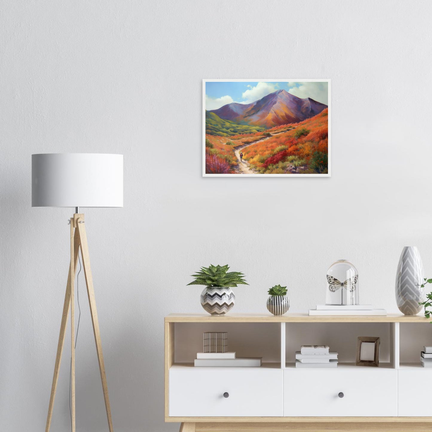 Im Herzen des Ostens, Poster mit Holzrahmen - Stiersbeste