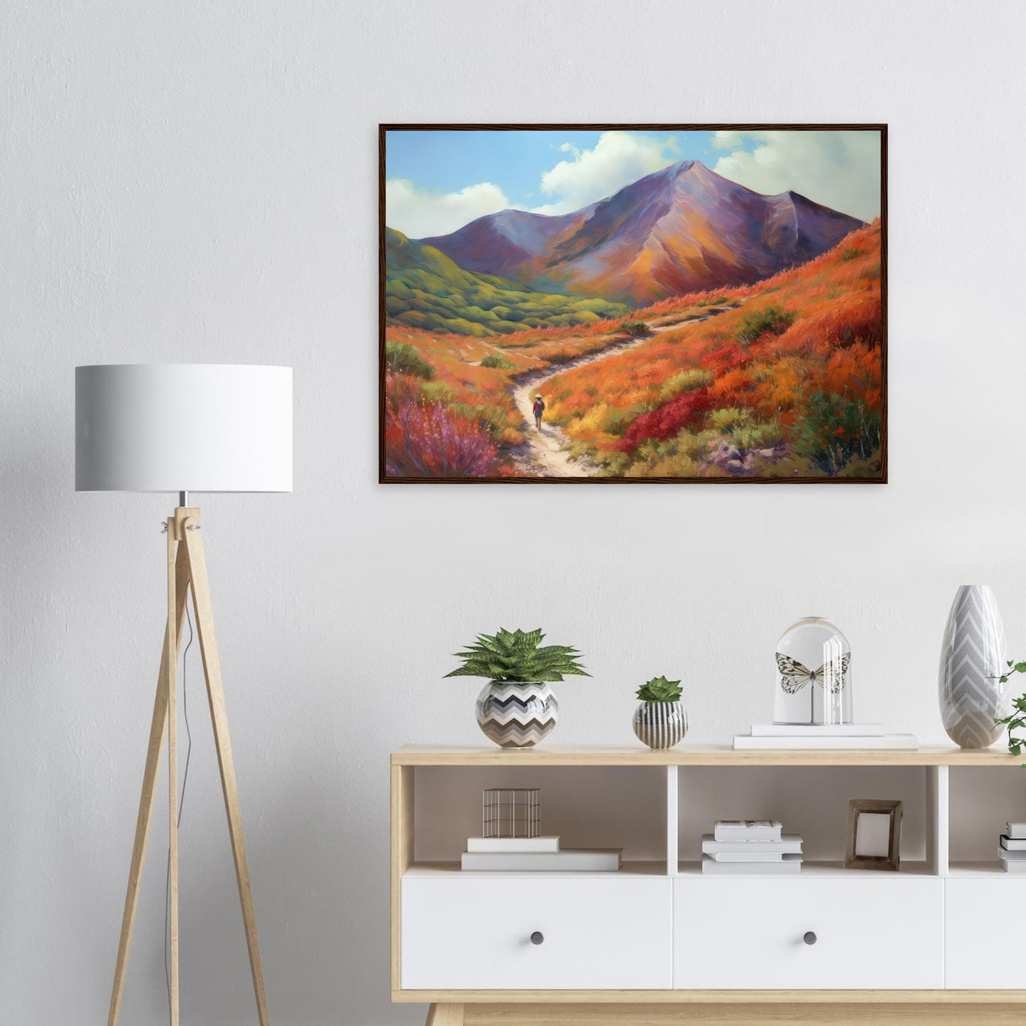 Im Herzen des Ostens, Poster mit Holzrahmen - Stiersbeste