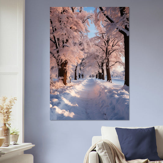 Winterlandschaft, Aluminiumdruck - Stiers Beste
