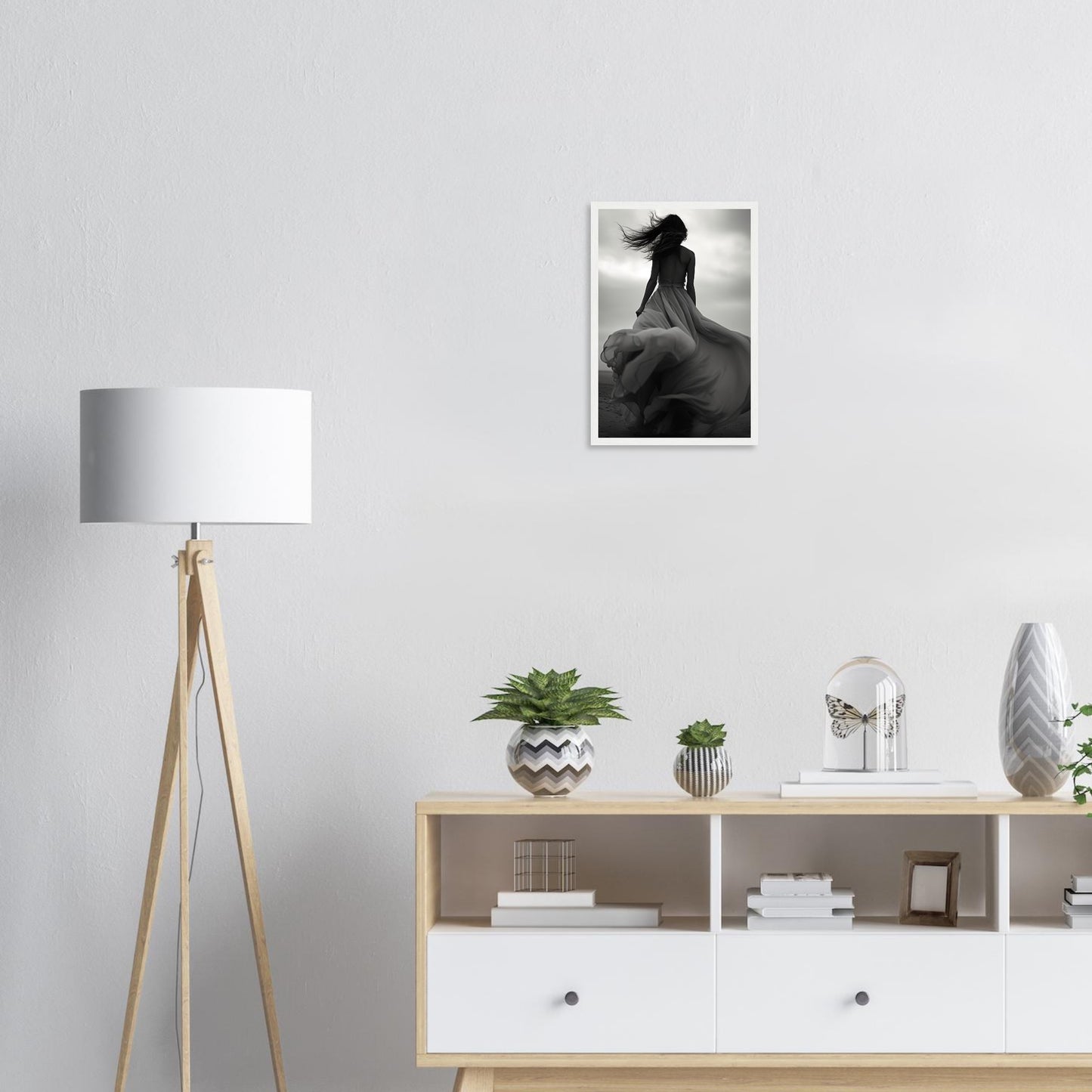 Verträumte Wege, Poster mit Holzrahmen - Stiers Beste