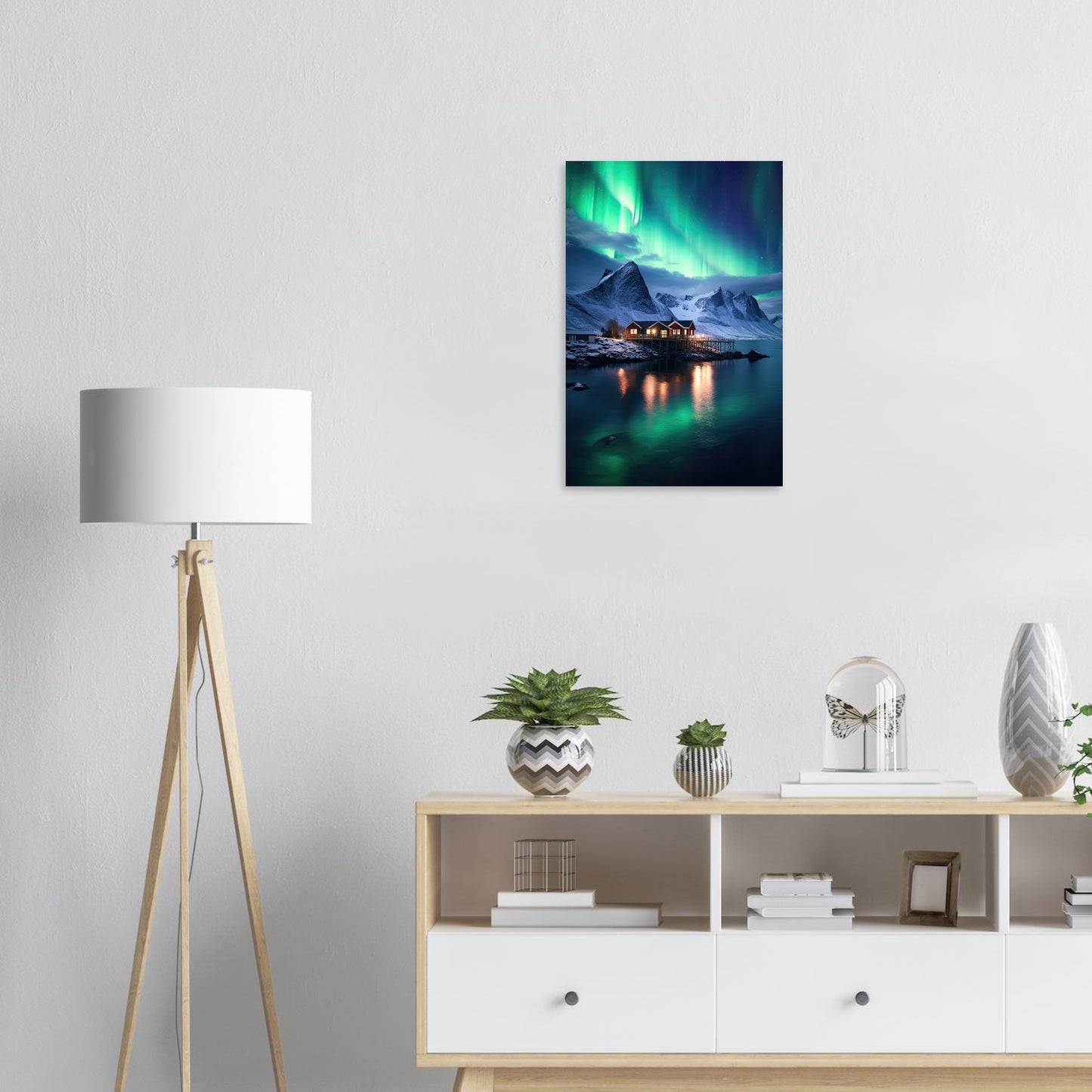 Polarlicht am See, Poster - Stiers Beste