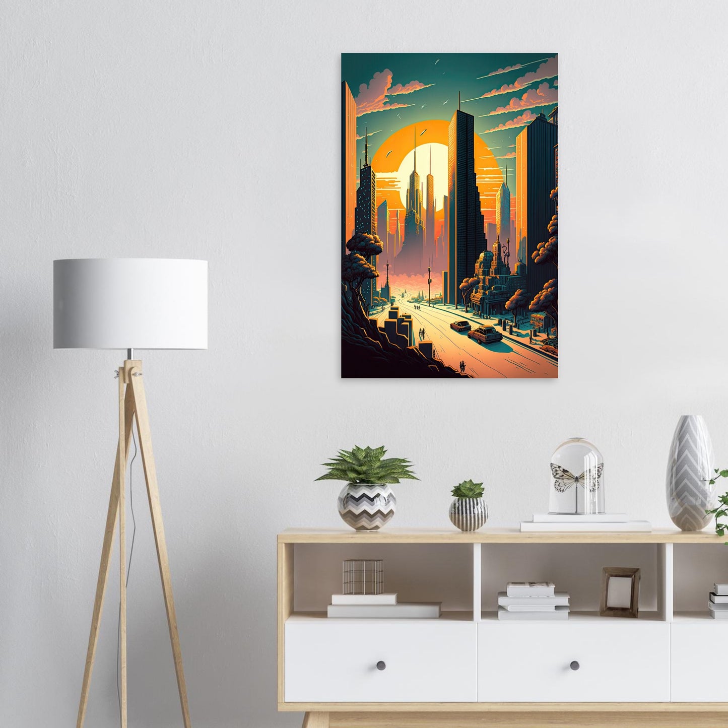 Futuristischer Sunset - Stiersbeste