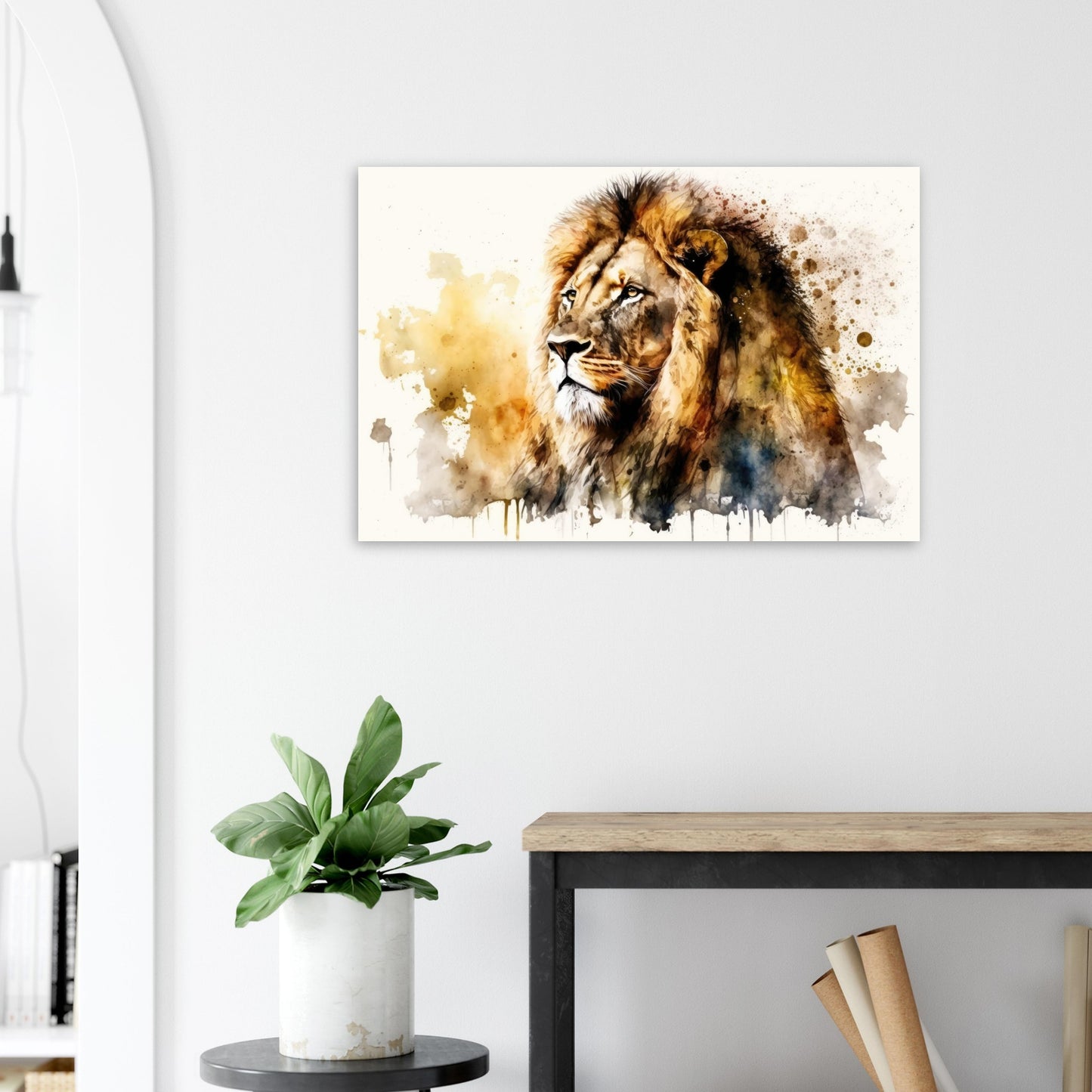 Blick in die Savane, Aluminiumdruck - Stiersbeste