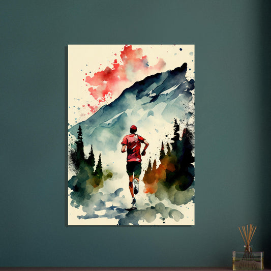 Nature Run, Aluminiumdruck - Stiersbeste