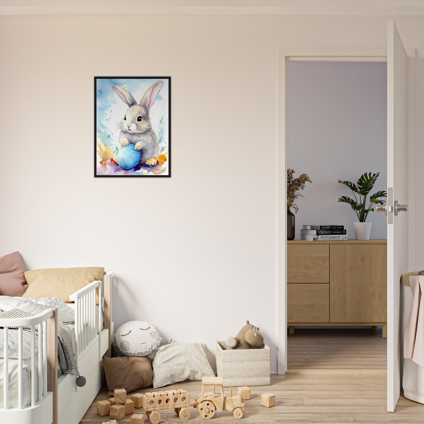 Hab es, Poster mit Holzrahmen - Stiersbeste