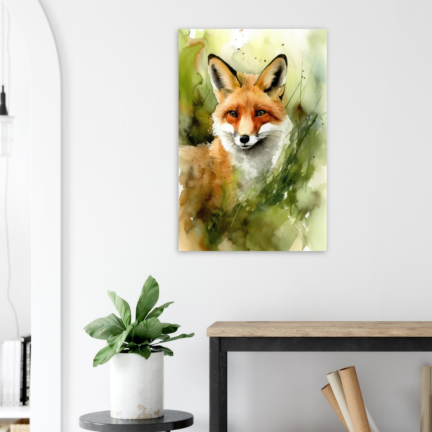 In den Augen des Fuchses, Aluminiumdruck - Stiersbeste
