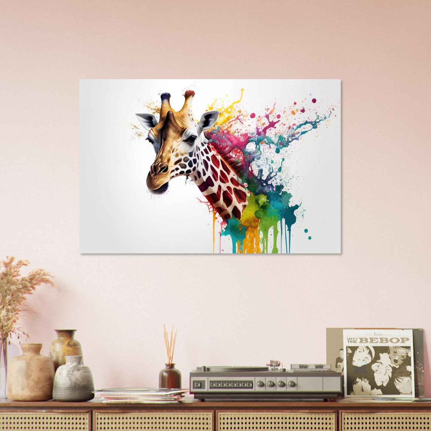 Giraffe Splash Art - Stiersbeste