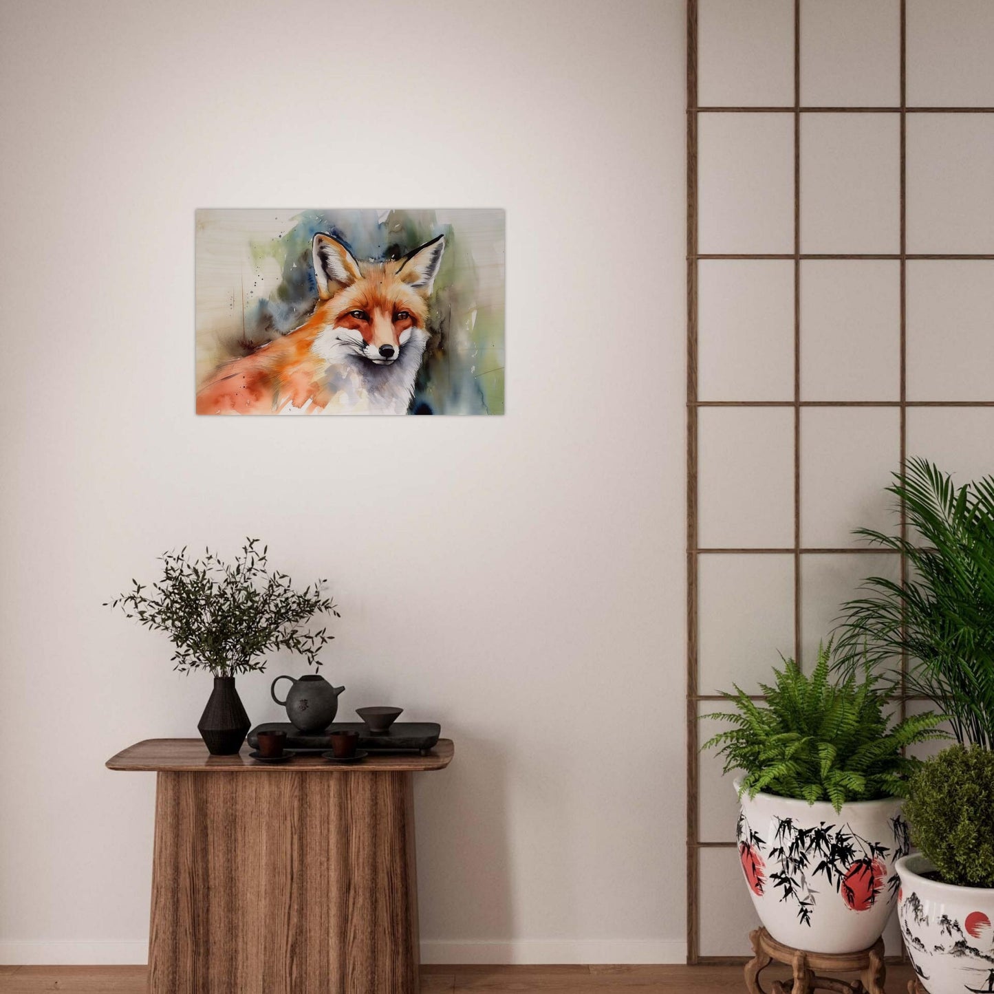 Magie des Fuchsgeistes, Holzdruck - Stiersbeste