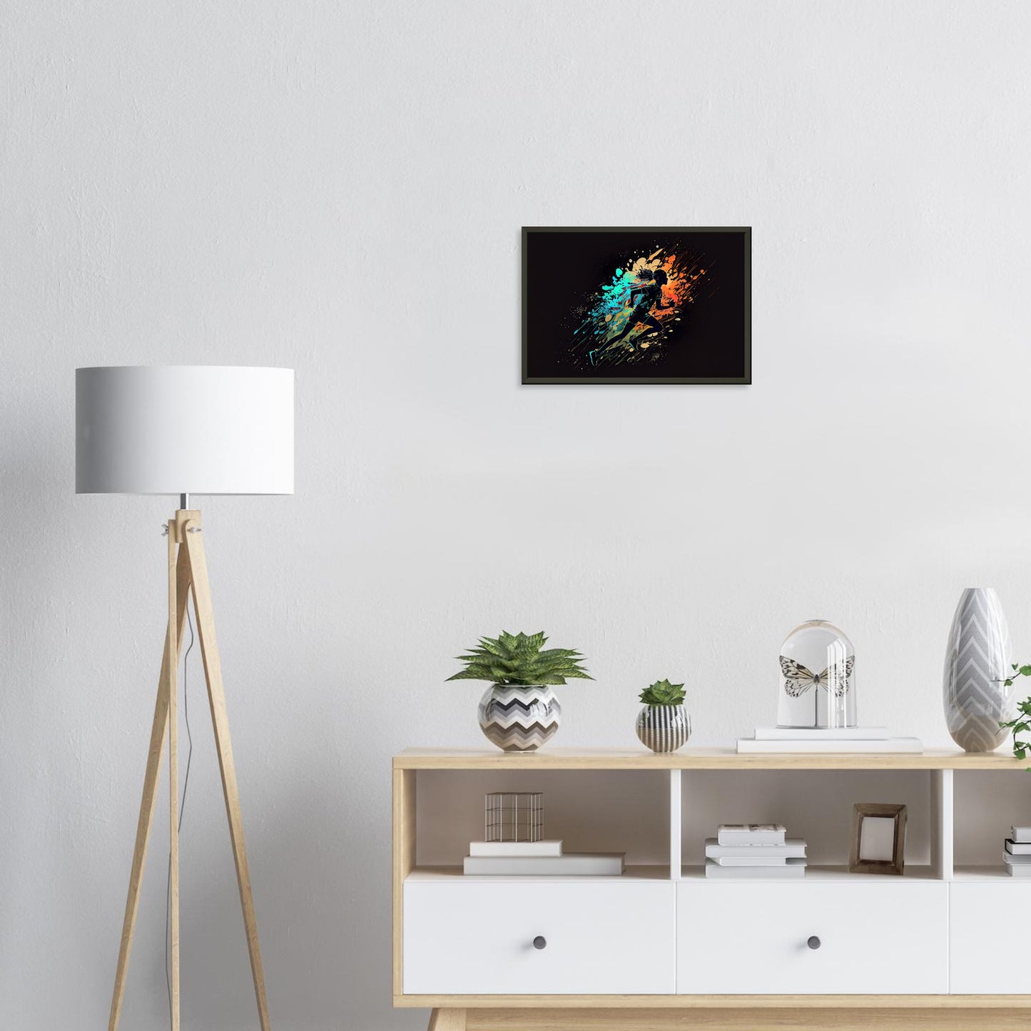 Runners Heaven, Poster mit Alurahmen - Stiersbeste