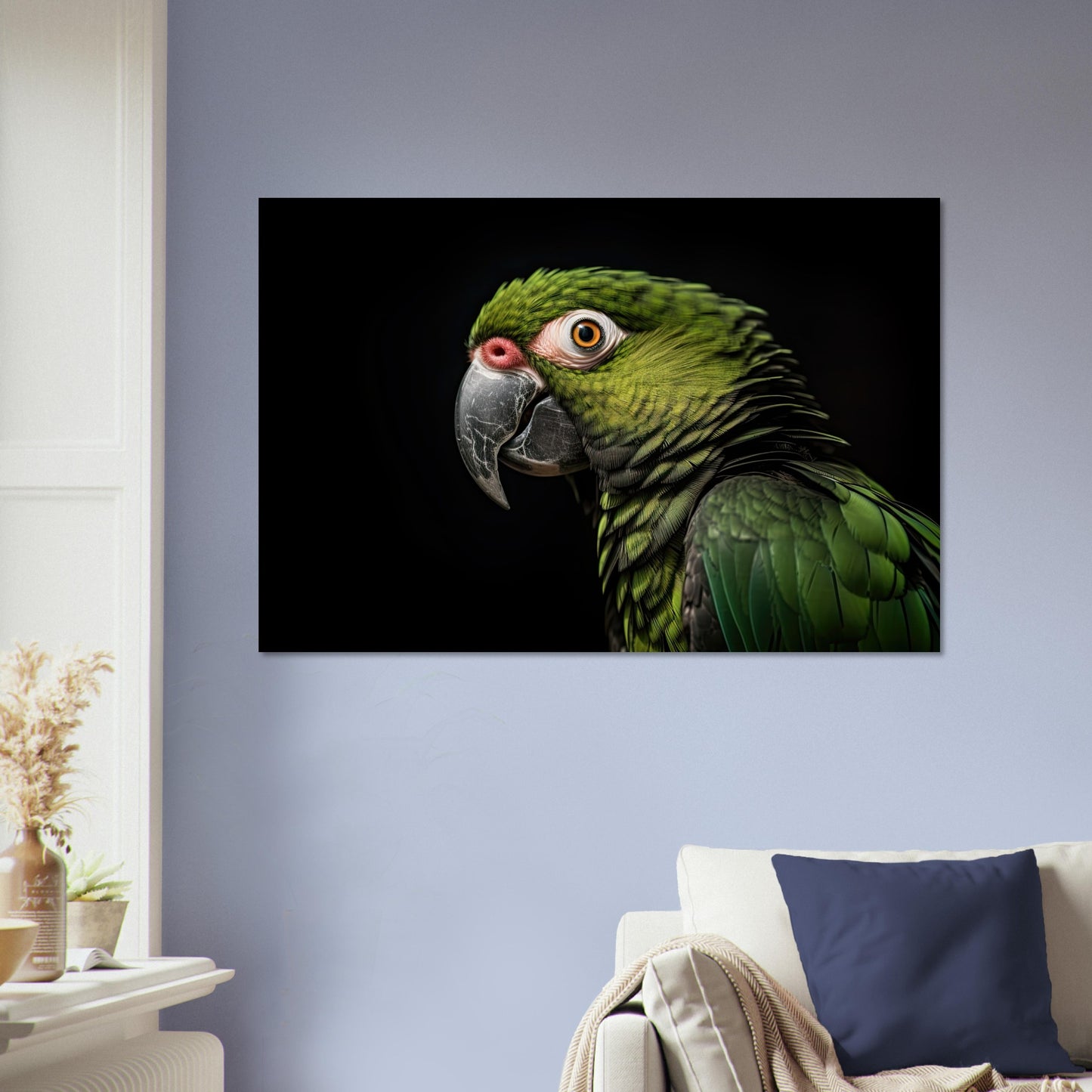 Papagei im Studio, Poster - Stiersbeste