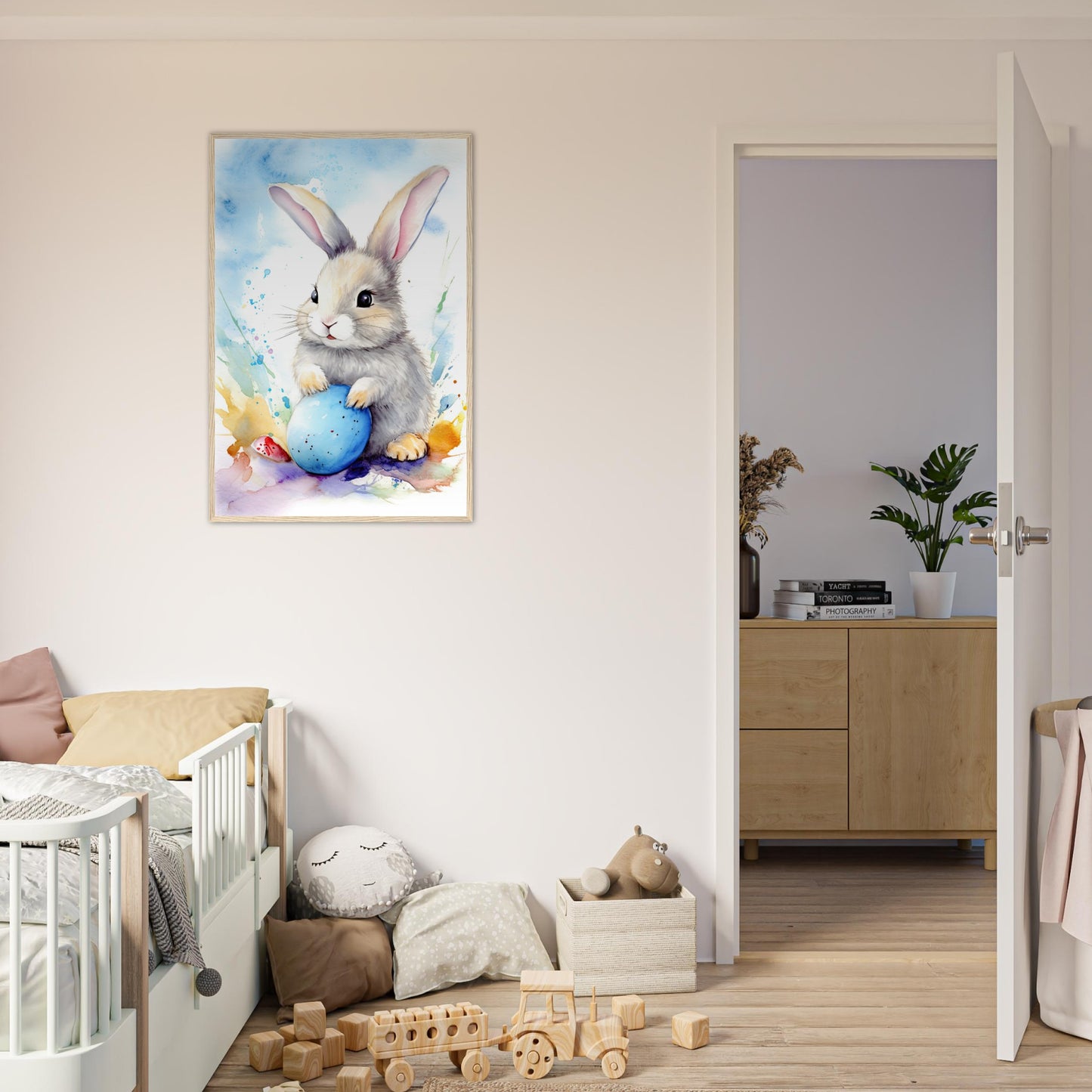Hab es, Poster mit Holzrahmen - Stiersbeste