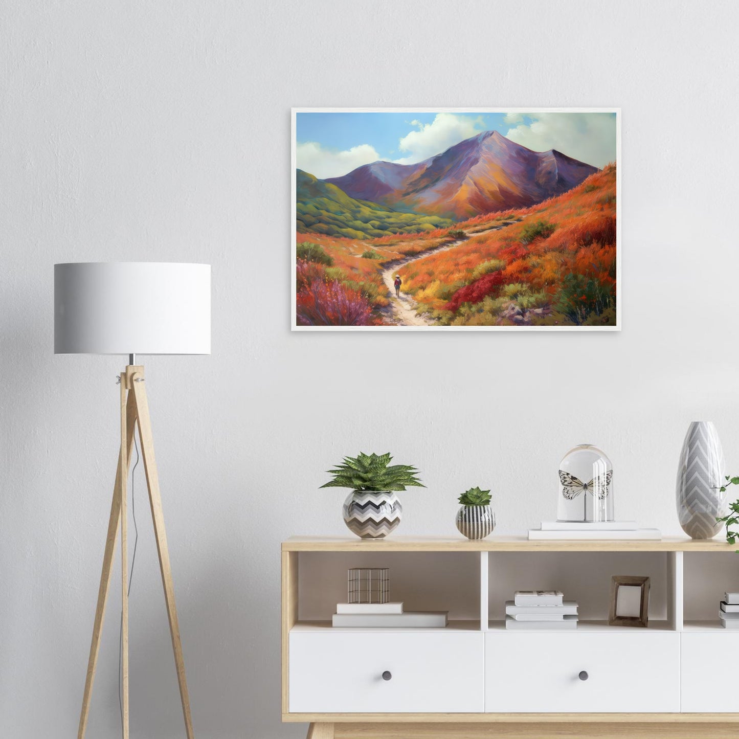 Im Herzen des Ostens, Poster mit Holzrahmen - Stiersbeste
