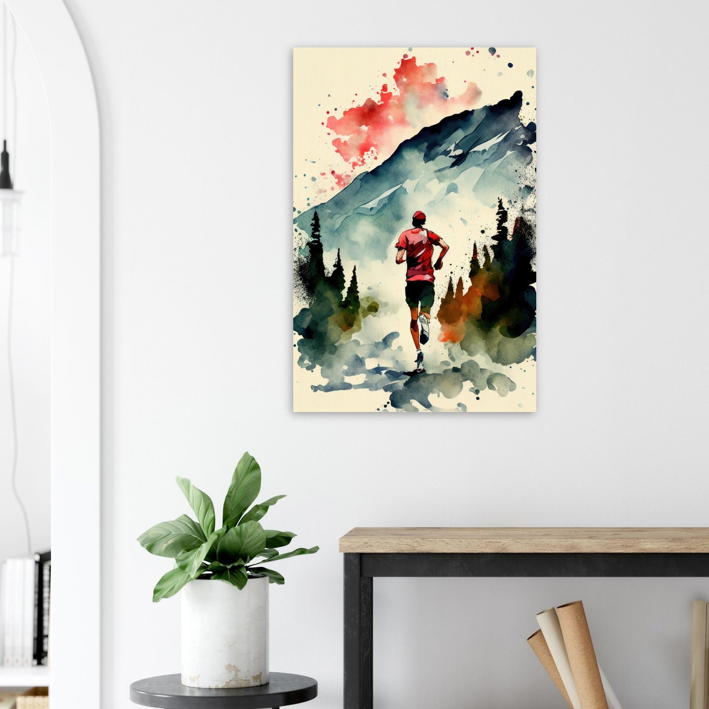 Nature Run, Aluminiumdruck - Stiersbeste