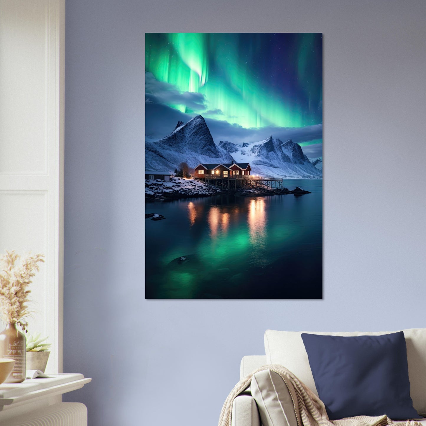Polarlicht am See, Poster - Stiers Beste