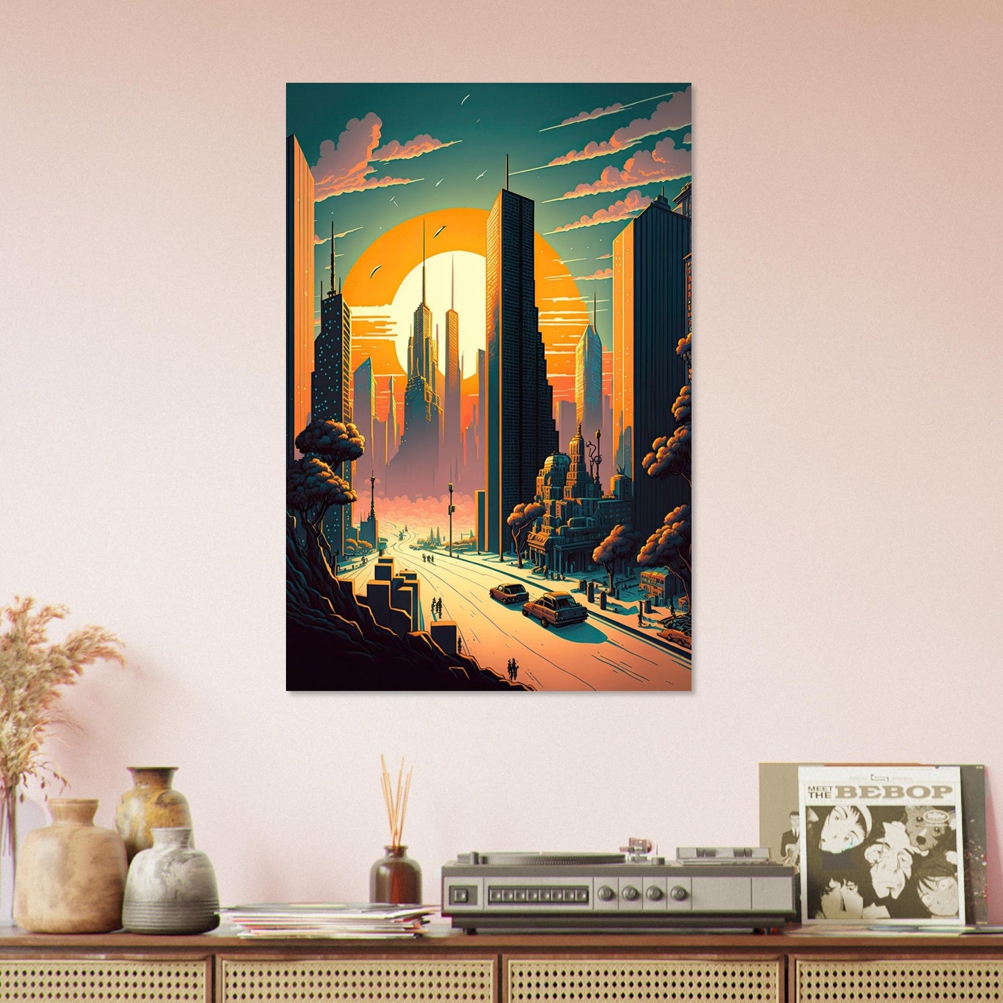 Futuristischer Sunset - Stiersbeste