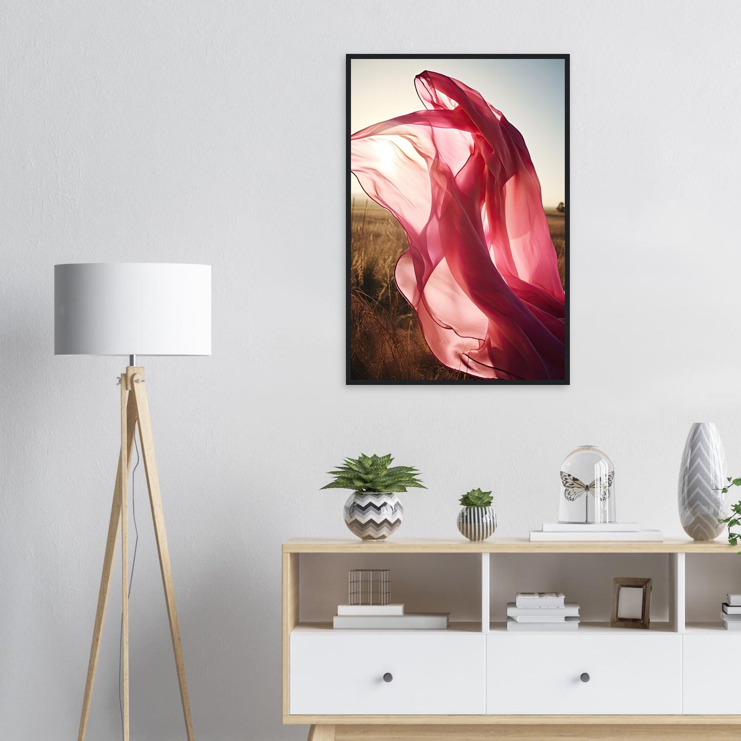 Pink Dance, Poster mit Holzrahmen - Stiers Beste