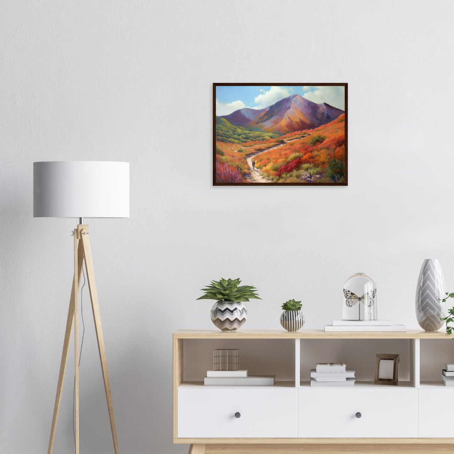 Im Herzen des Ostens, Poster mit Holzrahmen - Stiersbeste