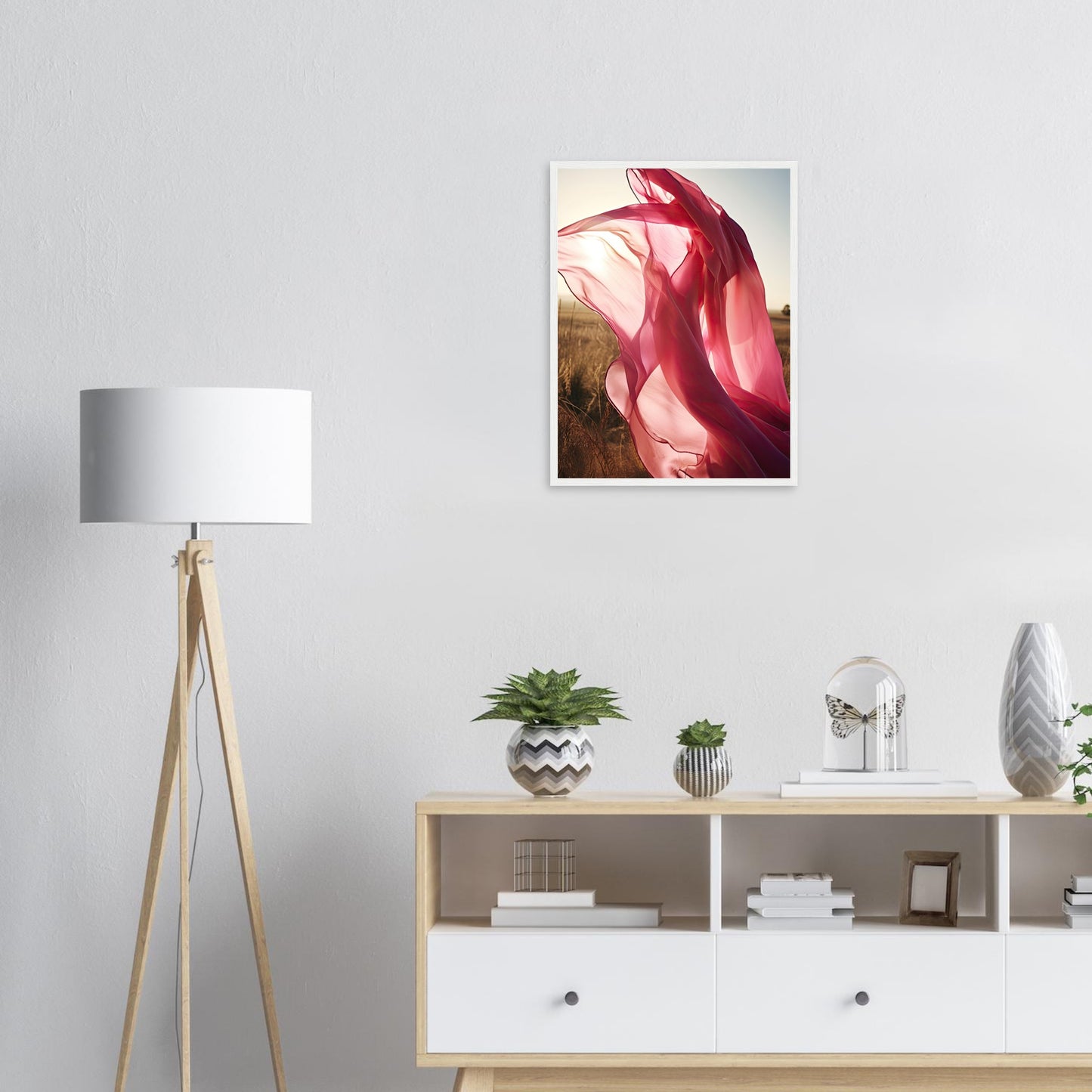 Pink Dance, Poster mit Holzrahmen - Stiers Beste