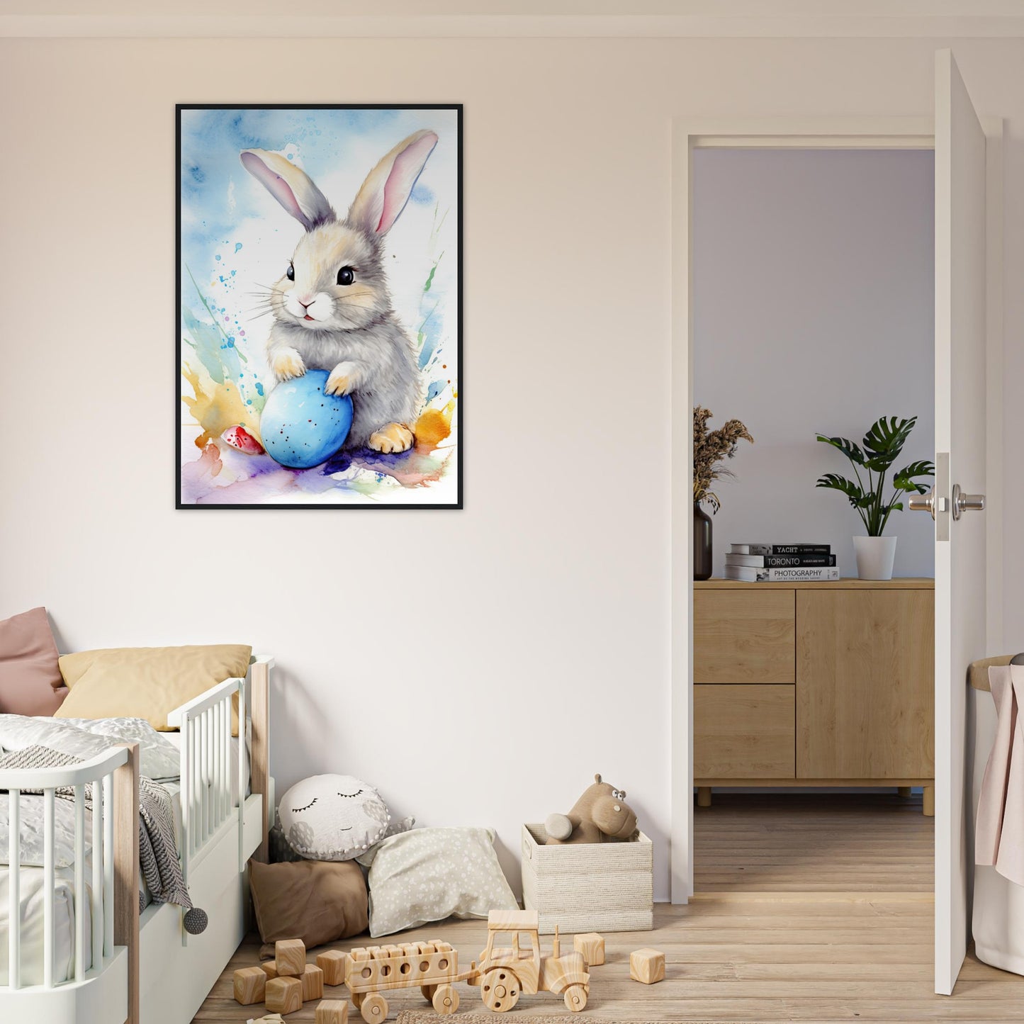 Hab es, Poster mit Holzrahmen - Stiersbeste
