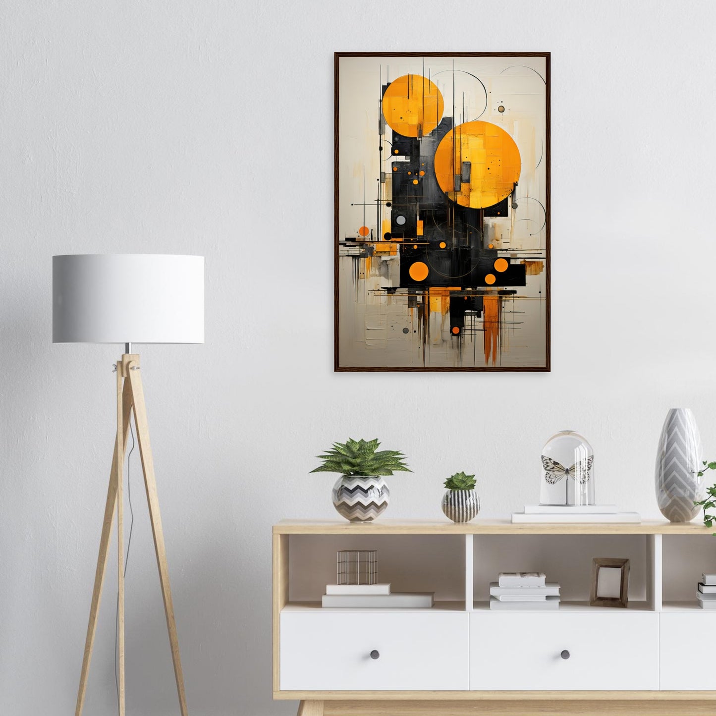 Black Gold, Poster mit Holzrahmen - Stiers Beste