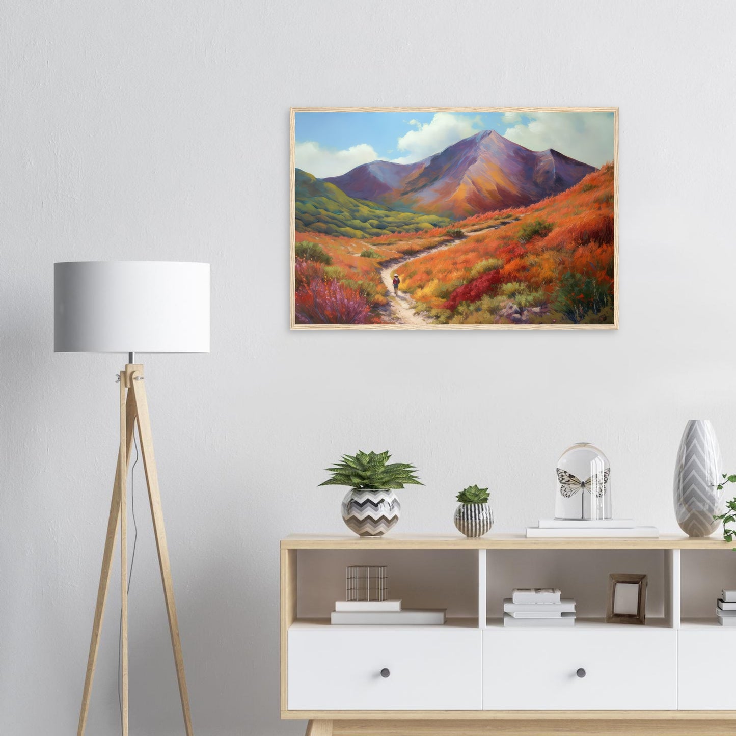 Im Herzen des Ostens, Poster mit Holzrahmen - Stiersbeste