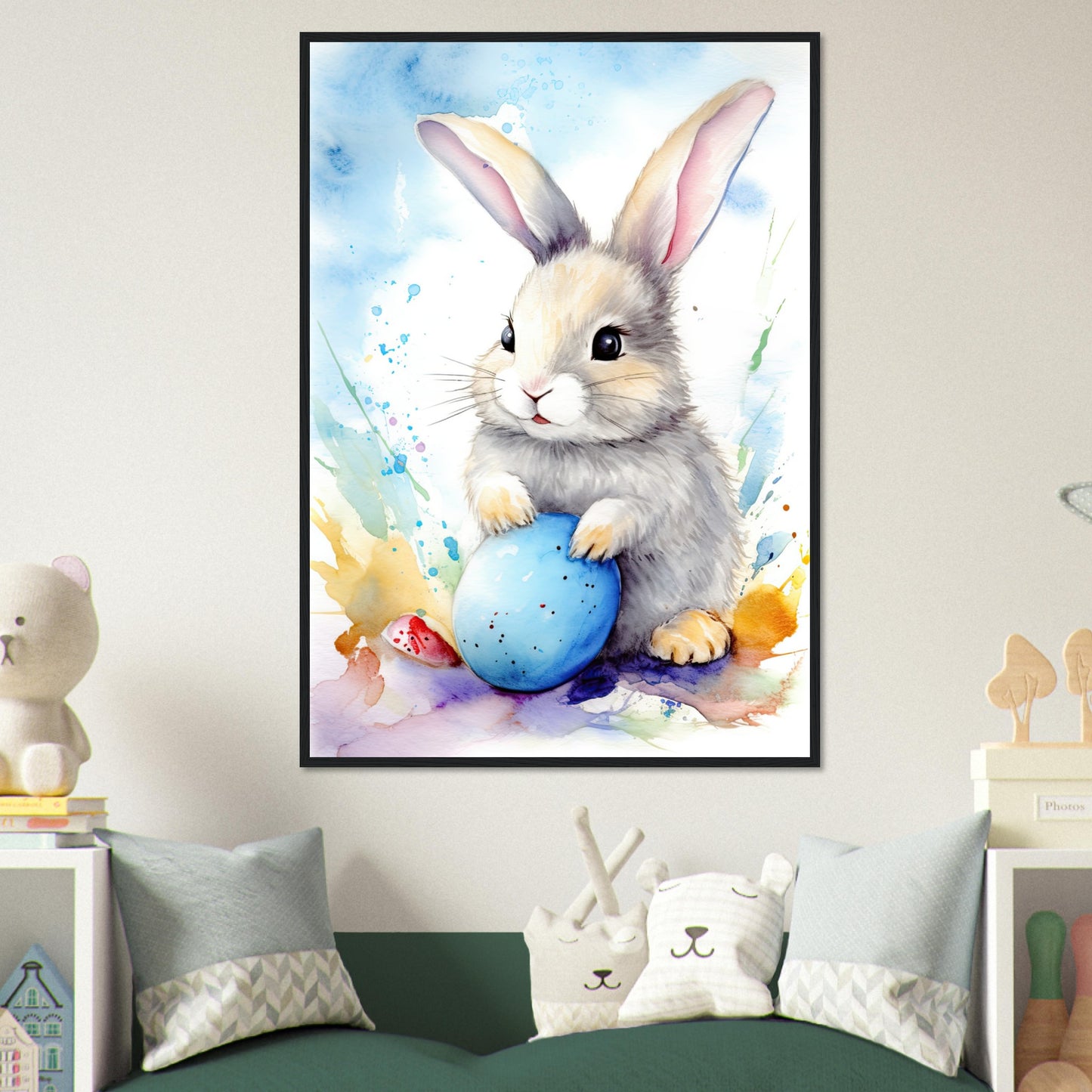 Hab es, Poster mit Holzrahmen - Stiersbeste