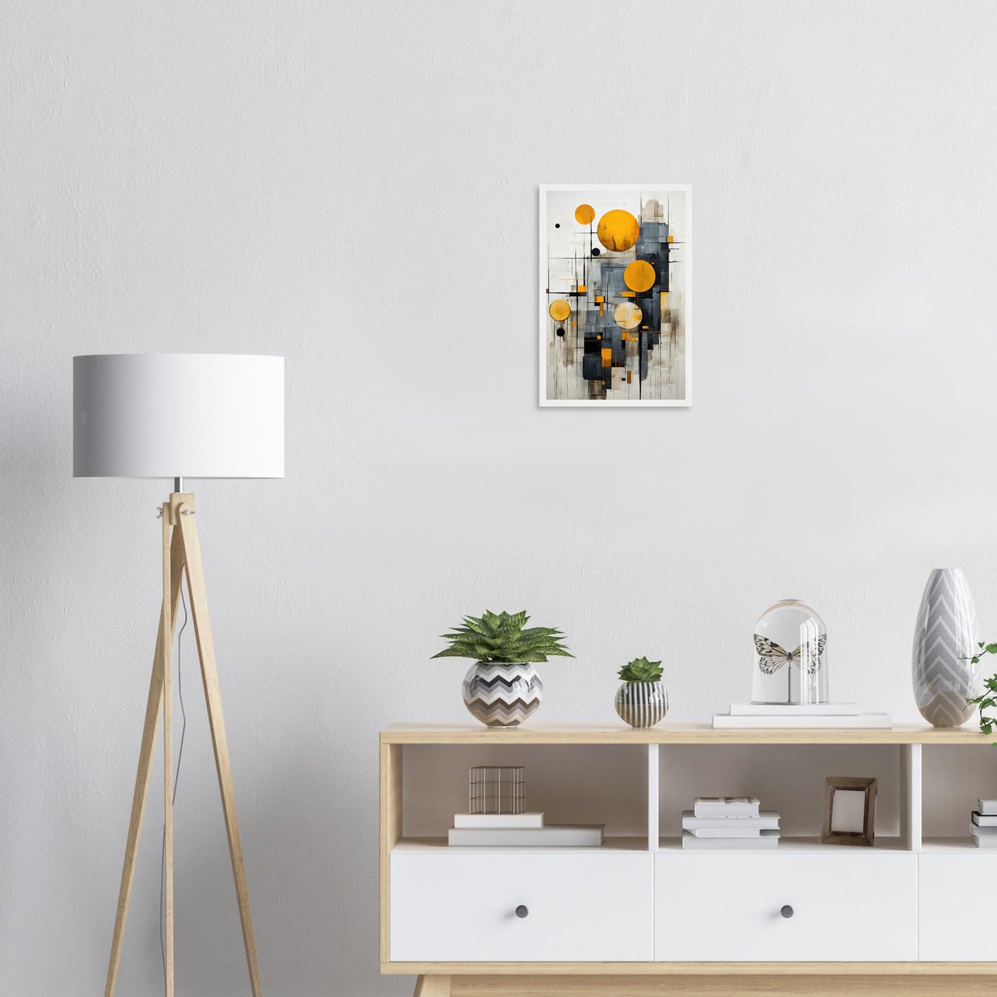 Golden Bubble, Poster mit Holzrahmen - Stiers Beste