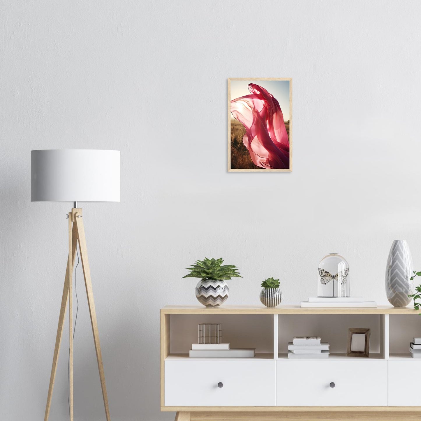 Pink Dance, Poster mit Holzrahmen - Stiers Beste
