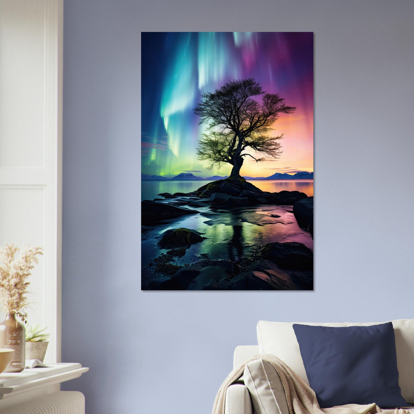 Polarlicht Baum, Poster - Stiers Beste