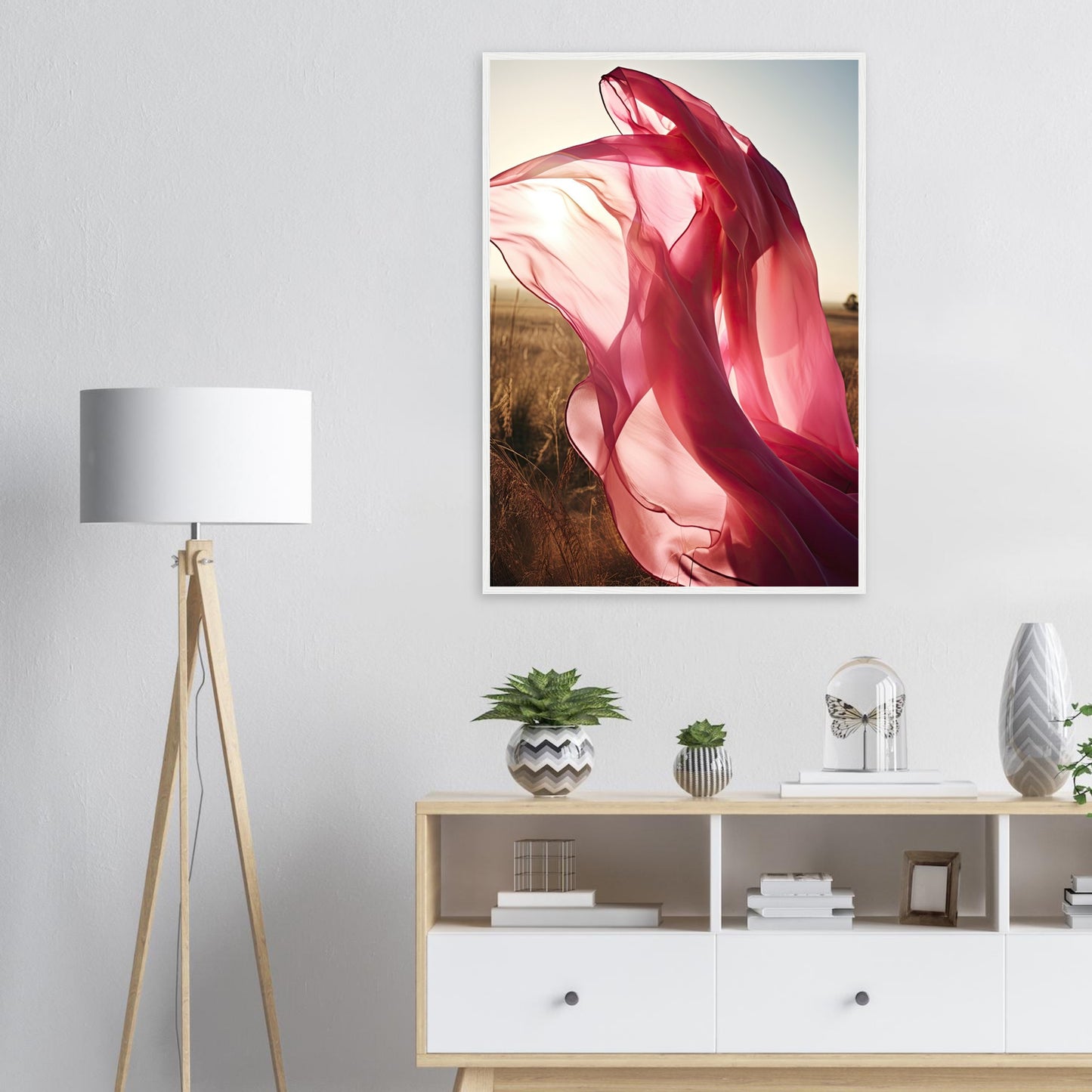 Pink Dance, Poster mit Holzrahmen - Stiers Beste