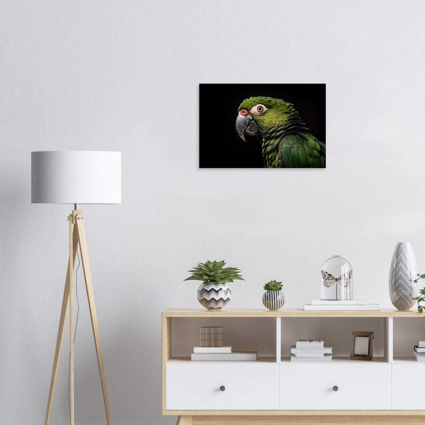Papagei im Studio, Poster - Stiersbeste